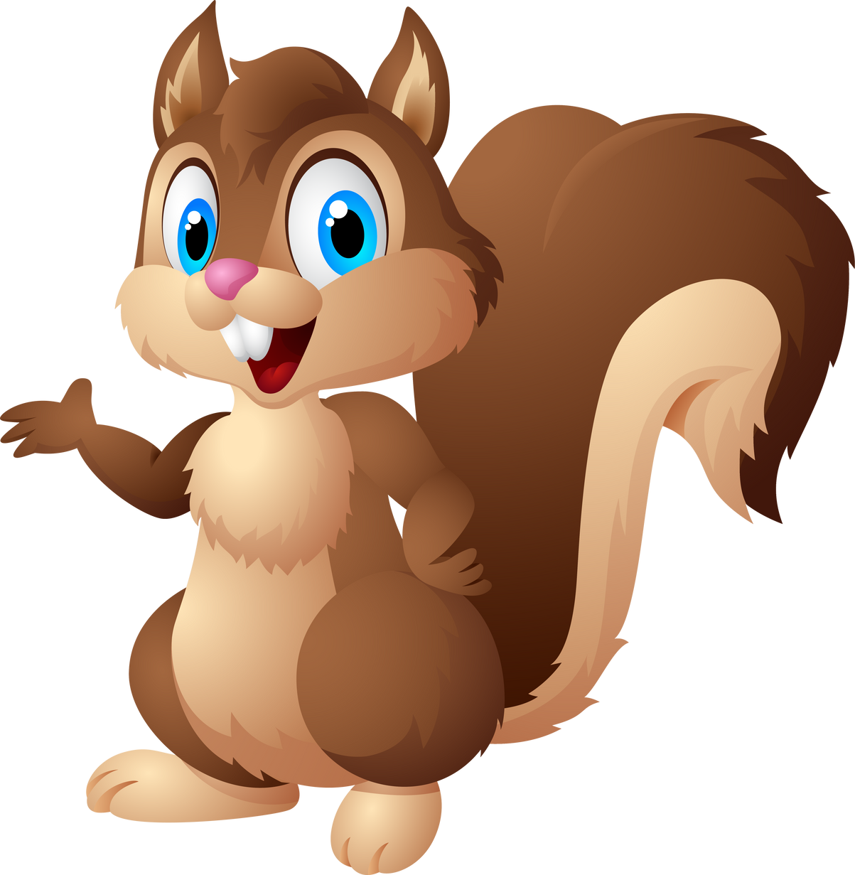 Cute Squirrel Cartoon